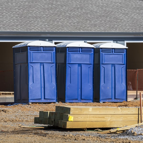 can i customize the exterior of the porta potties with my event logo or branding in Putnamville IN